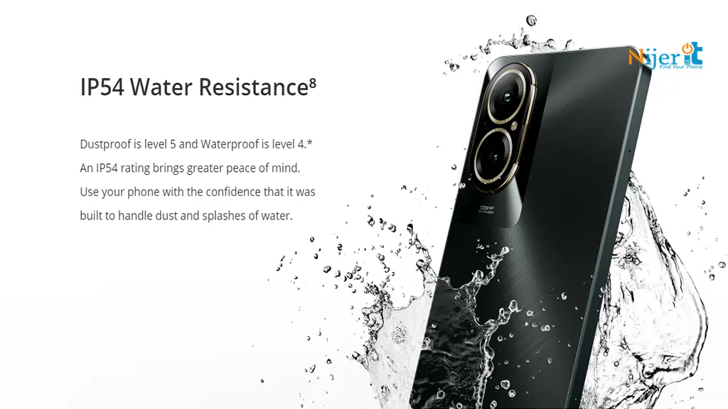 Realme C67 4G IP54 Water Resistance