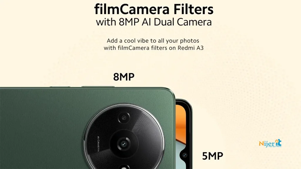 Xiaomi Redmi A3 Main and Selfie Camera