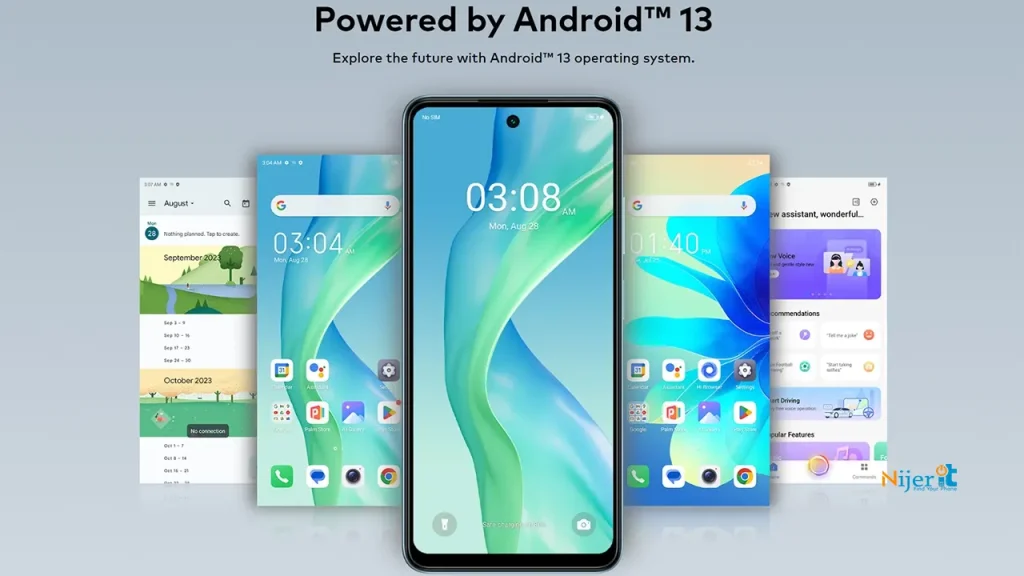 itel P55 Android 13